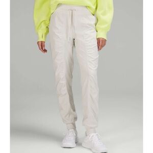 Lululemon Dance Studio Joggers Bone Off White Size 14 Like New